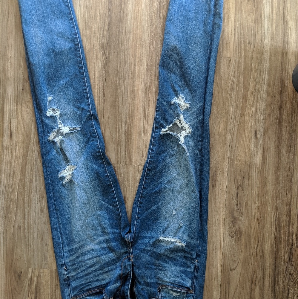 American eagle size 6 xLong vintage skinny jeans